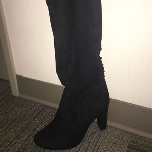 Tall over the knee high heel boots!